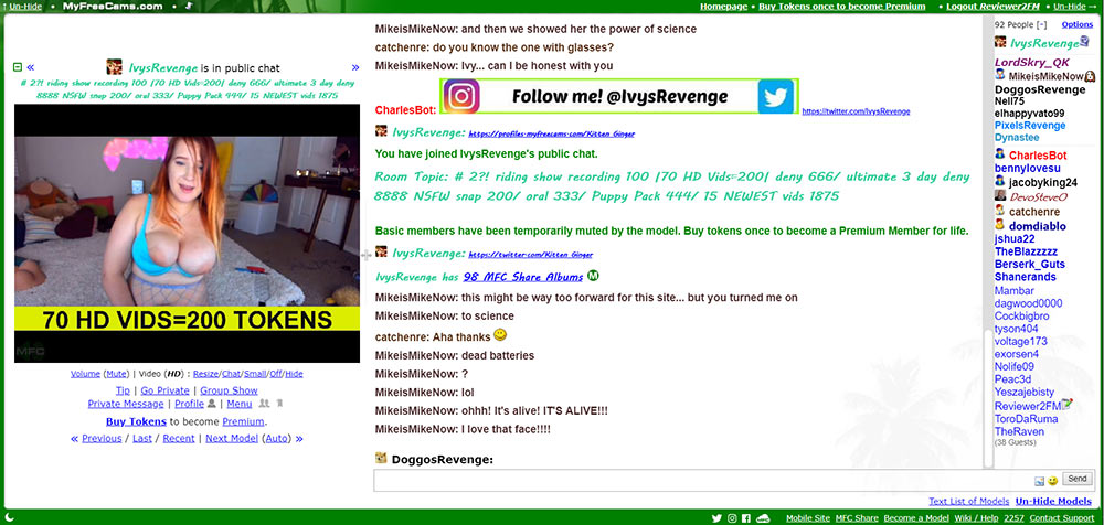 Myfreecams Chat