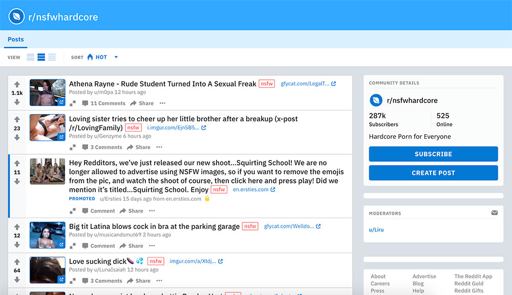 Reddit Nsfw Hardcore