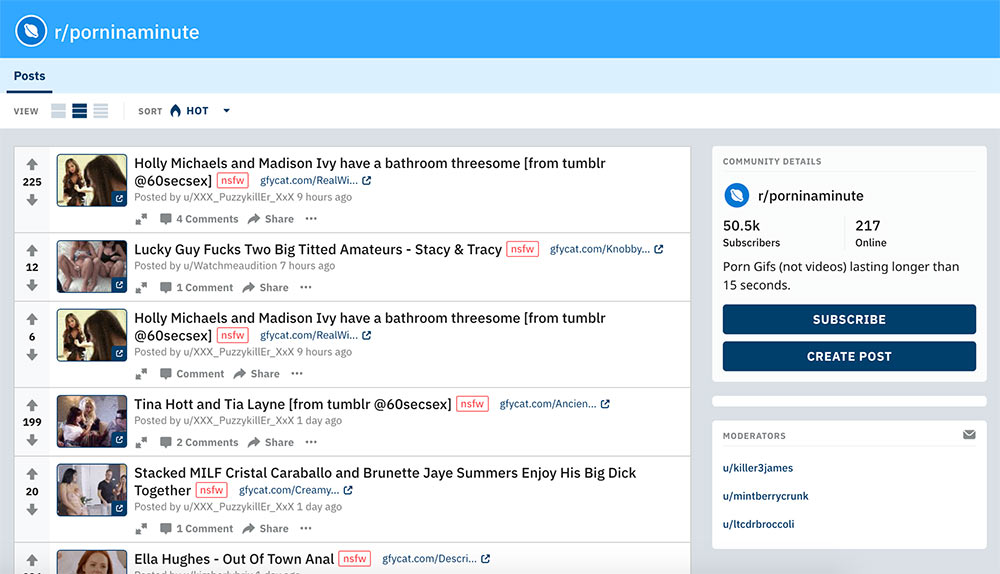 Reddit Porn Subreddit